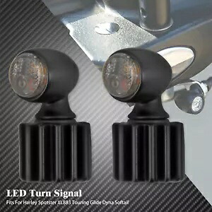 ユニバーサルオートバイブラック LED ターンシグナルブレーキインジケーターランニングライト 12V Universal Motorcycle Black LED Turn Signal Brake Indicators Running Light 12V 【並行輸入品】