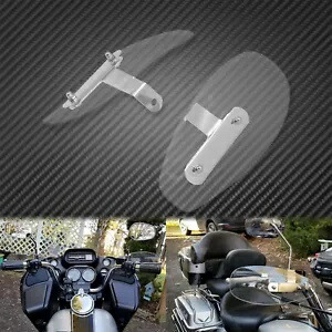 クリアオートバイハンドガードウインドディフレクタープロテクターシールドハーレーヤマハ用 Clear Motorcycle Hand Guard Wind Deflector Protector Shield For Harley YAMAHA 【並行輸入品】