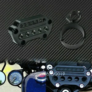 インジケーターハンドルバークランプカバー + サイドスピードメーターブラケットハーレー 883 に適合 Indicator Handlebar Clamp Cover + Side Speedometer Bracket Fit For Harley 883 【並行輸入品】