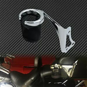 左側クローム乗客ドリンクホルダーハーレーツーリング FLHTCU 1998-2013 に適合 Left Side Chrome Passenger Drink Holder Fit For Harley Touring FLHTCU 1998-2013 【並行輸入品】