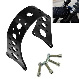 グロスブラックフォークフェンダーブレーストラッカーハーレーツーリングスポーツスターXL用ナローフィット Gloss Black Fork Fender Brace Tracker Narrow Fit For Harley Touring Sportster XL 【並行輸入品】