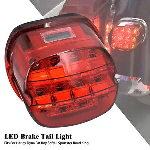 赤色 LED ターンシグナルブレーキテールライトハーレーツーリングダイナスポーツスター 99-23 に適合 Red LED Turn Signal Brake Tail Light Fit For Harley Touring Dyna Sportster 99-23 【並行輸入品】