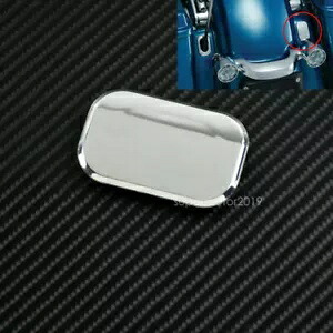 クロームアンテナ穴フィラーカバー ハーレーストリートグライド 2006-20 FLHR 17-20 に適合 Chrome Antenna Hole Filler Cover Fit For Harley Street Glide 2006-20 FLHR 17-20 【並行輸入品】