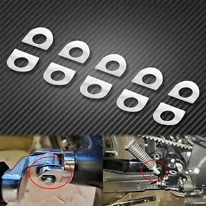 10 個フットペグマウントピンキットスプリングワッシャー D シェイプハーレーツーリングダイナに適合 10pcs Foot Peg Mount Pin Kit Spring Washer D Shape Fit For Harley Touring Dyna 【並行輸入品】