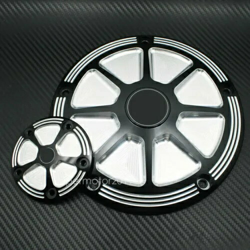 バーストダービーカバータイミングタイマーカバーハーレーツーリング 99-15 FLSTS 99-18 に適合 Burst Derby Cover Timing Timer Cover Fit For Harley Touring 99-15 FLSTS 99-18 【並行輸入品】