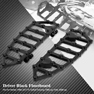 ネス MX ブラック フロント フロアボード フットペグレスト ハーレー ツーリング ソフテイル FLH 用 Ness MX Black Front Floorboard Foot Peg Rest Fit For Harley Touring Softail FLH 【並行輸入品】