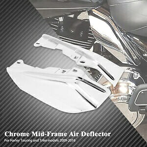 クローム ミッドフレーム エアディフレクター フレーム トリム カバー ハーレー ツーリング 2009-2020 に適合 Chrome Mid-Frame Air Deflector Frame Trim Cover Fit For Harley Touring 2009-2020 【並行輸入品】 34,320円