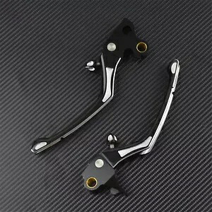 CNC ブラック ブレーキ クラッチ レバー ハーレー スポーツスター 883 1200 XL XR 2014-2021用 CNC Black Brake Clutch Lever Fit For Harley Sportster 883 1200 XL XR 2014-2021 【並行輸入品】