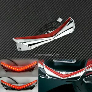 リアフェンダーチップ LED ランブレーキアクセントライトホンダゴールドウィング GL1800 F6B 13 Rear Fender Tip LED Run Brake Accent Light Fit For Honda Goldwing GL1800 F6B 13 【並行輸入品】