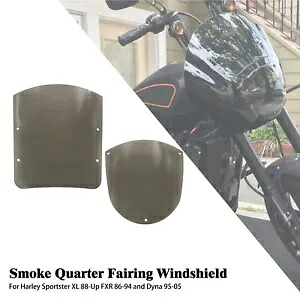 Somke フロントガラス クォーター フェアリング キット ハーレー ダイナ スポーツスター XL 883 1200 に適合 Somke Windshield Quarter Fairing Kit Fit For Harley Dyna Sportster XL 883 1200 【並行輸入品】