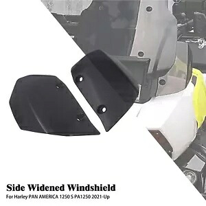 サイド拡大フロントガラスフロントガラスはハーレーパンアメリカ 1250 2021-2022 に適合 Side Widened Windshield Windscreen Fits For Harley Pan America 1250 2021-2022 【並行輸入品】