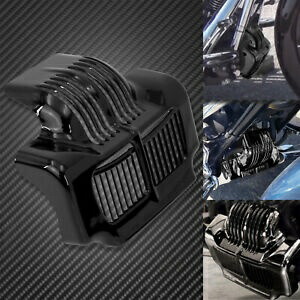 ブラック オイル クーラー カバー プラスチック ハーレー ツーリング FLHT FLHTC FLHTCU 2011-15 に適合 Black Oil Cooler Cover Plastic Fit For Harley Touring FLHT FLHTC FLHTCU 2011-15 【並行輸入品】