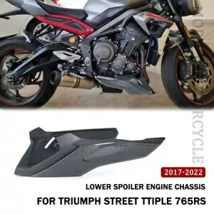 下部スポイラー エンジン シャーシ ガード ベリーパン トライアンフ ストリート Ttiple 765RS用 Lower Spoiler Engine Chassis Guard Belly Pan For Triumph Street Ttiple 765RS 【並行輸入品】