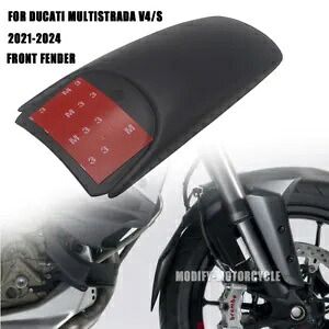 フロントフェンダーエクステンダーマッドガードドゥカティムルティストラーダ V4 V4S 2021 2022 2023 2024 Front Fender Extender Mudguard For Ducati Multistrada V4 V4S 2021 2022 2023 2024 【並行輸入品】