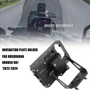 ハスクバーナ ノルデン 901 2022-2024 GPS マウントナビゲーション電話 USB プレートホルダー For Husqvarna Norden 901 2022-2024 GPS Mounts Navigation Phone USB Plate Holder 【並行輸入品】