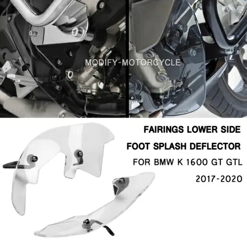 ロアサイドスポイラー フットスプラッシュディフレクター BMW K 1600 GT K 1600 GTL 2017-2020用 LOWER SIDE SPOILERS FOOT SPLASH DEFLECTOR FOR BMW K 1600 GT K 1600 GTL 2017-2020 【並行輸入品】
