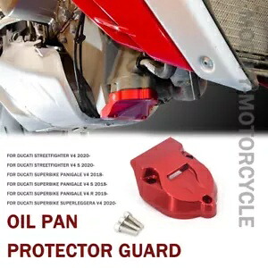 Ducati スーパーバイク パニガーレ V4/S/R エンジン底部シャーシオイルパン保護用 For Ducati Superbike Panigale V4/S/R Engine Bottom Chassis Oil Pan Protection 【並行輸入品】