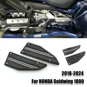 旅客フロアボードツインレールフットレストパッドホンダゴールドウィング 1800 2018-2024 Passenger Floorboards Twin Rail Footrest Pads For HONDA Goldwing 1800 2018-2024 【並行輸入品】