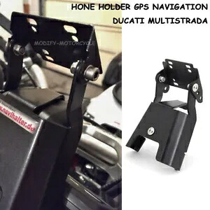 電話 GPS ナビゲーションマウントホルダー Ducati Multistrada 1200 1260 950 Enduro 用 Phone GPS Navigation Mount Holder For Ducati Multistrada 1200 1260 950 Enduro 【並行輸入品】