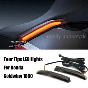 トランクツアーヒントサイド LED 装飾ライトホンダゴールドウィング GL1800 2021-2023 Trunk Tour Tips Side LED Decorative Lights For Honda Goldwing GL1800 2021-2023 【並行輸入品】