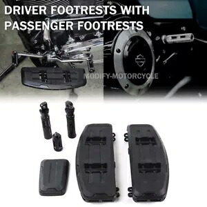オートバイフットレストフットペグセットハーレーCVOロードグライド限定2014-2023用 Motorcycle Footrest Footpegs Set For Harley CVO Road Glide Limited 2014-2023 【並行輸入品】