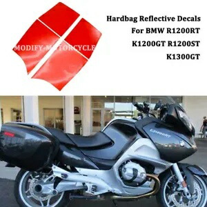 BMW R1200ST R1200RT K1200GT K1300GT リア内側ハードバッグ反射デカール FOR BMW R1200ST R1200RT K1200GT K1300GT Rear Inside Hardbag Reflective Decals 【並行輸入品】
