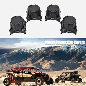 フロントリアホイールキャップカバー Can-Am マーベリック X3 4x4 ターボ DPS 2018-2020 用 Front Rear Wheel Cap Covers For Can-Am Maverick X3 4x4 Turbo DPS 2018-2020 【並行輸入品】