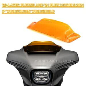 7インチ フロントガラス フロントガラス フェアリング スポイラー スクリーン ストリート グライド FLHX 2024用 7in Windscreen Windshield Fairing Spoiler Screen For Street Glide FLHX 2024 【並行輸入品】