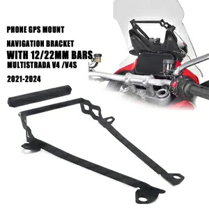 オートバイ電話マウントナビゲーションブラケットドゥカティムルティストラーダ V4 S 2021-2024 Motorcycle Phone Mount Navigation Bracket For DUCATI MULTISTRADA V4 S 2021-2024 【並行輸入品】