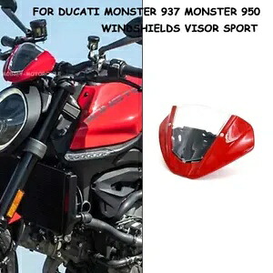 フロントガラスフロントガラススクリーンディフレクタードゥカティモンスター 937/950 2021-2022 Windscreen Windshield Screen Deflectors For Ducati Monster 937/950 2021-2022 【並行輸入品】