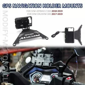 電話ホルダースタンド GPS ナビゲータープレートブラケット SYM JOYMAX Z 300 2018-2019 用 Phone Holder Stand GPS Navigator Plate Bracket For SYM JOYMAX Z 300 2018-2019 【並行輸入品】