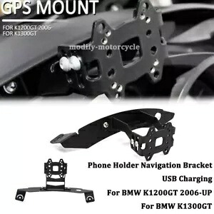 USB 電話ホルダーナビゲーションブラケット充電 BMW K1200GT 2006-UP K1300GT USB Phone Holder Navigation Bracket Charging For BMW K1200GT 2006-UP K1300GT 【並行輸入品】