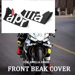 空力ウイングレットフロントヘッドライトフェアリングくちばしカウルカバーアプリリア RS 660 Aerodynamic Winglets Front Headlight Fairing Beak Cowl Cover For Aprilia RS 660 【並行輸入品】