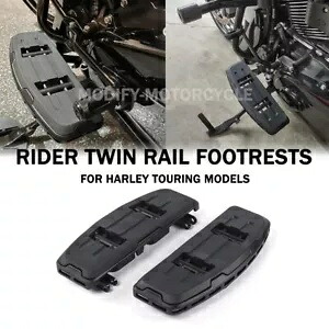 ハーレーソフテイル FLS 1986-2017 フロントライダーツインレールフロアボードフットペグ用 For Harley Softail FLS 1986-2017 Front Rider Twin Rail Floorboard Foot Pegs 【並行輸入品】