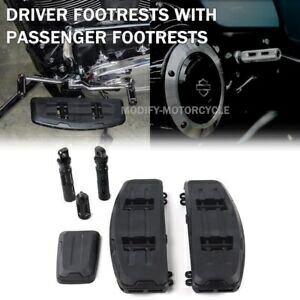 オートバイフットレストフットペグセットハーレーCVOロードグライド限定2014-2023用 Motorcycle Footrest Footpegs Set For Harley CVO Road Glide Limited 2014-2023 【並行輸入品】