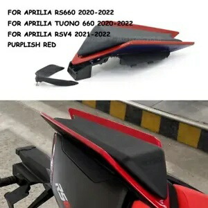 パープルレッドカバー後部座席を飾るアプリリア RSV4 2021 2022 に適合 Purplish Red COVER Decorate The Rear Seat FIT For Aprilia RSV4 2021 2022 【並行輸入品】