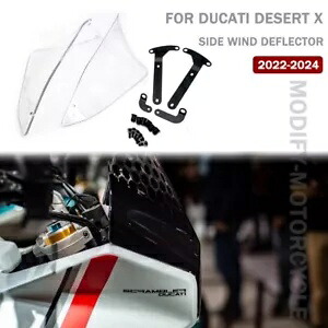 フロントガラスハンドガードサイドウィンドディフレクター Ducati Desert X Desert X 2022-2024用 Windshield Handguard Side Wind Deflector For Ducati Desert X Desert X 2022-2024 【並行輸入品】