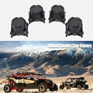 Can-Am マーベリック X3 R 4x4 XRS ターボ DPS 2017-2019 ホイールセンターキャップカバー用 For Can-Am Maverick X3 R 4x4 XRS Turbo DPS 2017-2019 Wheel Center Cap Covers 【並行輸入品】