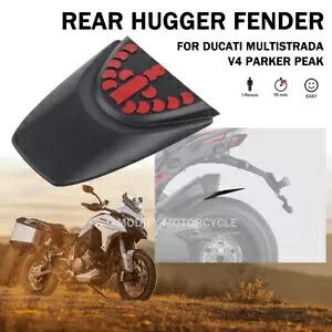 リアフェンダーマッドガードエクステンション Ducati Multistrada V4 Parker Peak 2021-2023用 Rear Fender Mudguard Extension For Ducati Multistrada V4 Parker Peak 2021-2023 【並行輸入品】