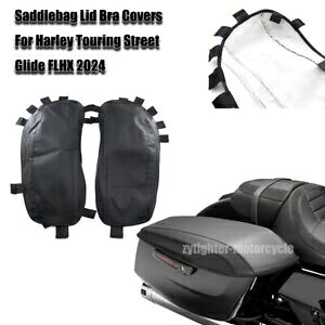 ハーレーツーリングストリートグライドFLHX 2024用リアハードサドルバッグリッドブラカバー REAR HARD SADDLEBAG LID BRA COVERS FOR HARLEY TOURING STREET GLIDE FLHX 2024 【並行輸入品】