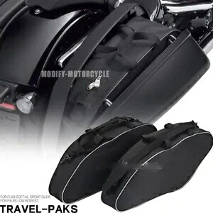サイドケーストラベルパック荷物バッグハーレーソフテイルスポーツグライドFLSB 2018-2023用 Sidecase Travel Packs Luggage Bags For Harley Softail Sport Glide FLSB 2018-2023 【並行輸入品】