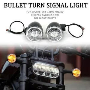 Nightster975 RH975 2022-2024 ターンシグナルライト LED 弾丸ランプ For Nightster975 RH975 2022-2024 Turn Signal Light LED Bullet Lamp 【並行輸入品】