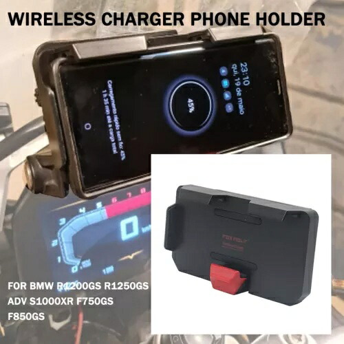 電話ホルダーナビゲーションブラケットワイヤレス BMW ADV S1000XR F750GS F850GS Phone Holder Navigation Bracket Wireless For BMW ADV S1000XR F750GS F850GS 【並行輸入品】