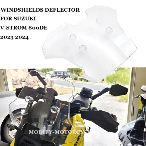 スズキ V-STROM 800DE ツーリングスクリーンフロントガラスディフレクタークリア 2023 2024 For Suzuki V-STROM 800DE Touring Screen Windshields Deflector CLEAR 2023 2024 【並行輸入品】