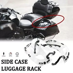 クリアペアサイドケース荷物ラックアクリル BMW K1600 BAGGER 2018-2023 Clear Pair Side Case Luggage Rack Acrylic For BMW K1600 BAGGER 2018-2023 【並行輸入品】