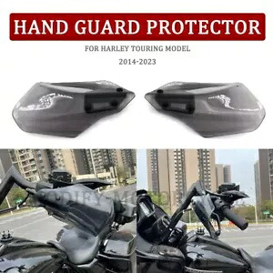 ハンドルバー ハンドガード シェル プロテクター ハーレー ツーリング CVO ロード グライド リミテッド用 HandleBar Hand Guards Shells Protector For Harley Touring CVO Road Glide Limited 【並行輸入品】