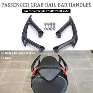 トライアンフストリートトリプル 765RS/R/S 助手席リアアームレストハンドルグラブバー FOR TRIUMPH STREET TRIPLE 765RS /R /S Passenger Rear Armrest Handle Grab Bar 【並行輸入品】