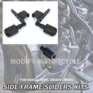 サイドフレームガードスライダークラッシュ落下プロテクターホンダ反乱 CM300 CM500 Side Frame Guard Sliders Crash Falling Protector For Honda Rebel CM300 CM500 【並行輸入品】 48,840円