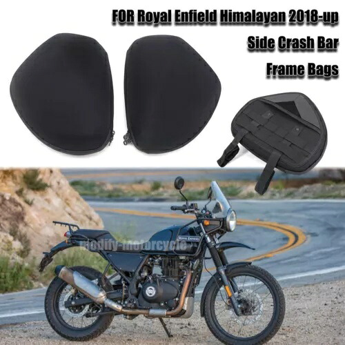ロイヤルエンフィールドヒマラヤ 2018 以降サイドクラッシュバー V1 セットツールバッグフレームバッグ FOR Royal Enfield Himalayan 2018-up Side Crash Bar V1 Set Tool Bags Frame Bags 【並行輸入品】
