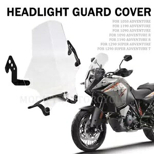 ヘッドライトガードプロテクター透明レンズ 1290 スーパーアドベンチャー/T 2015-2017用 Headlight Guard Protector Transparent Lens For 1290 Super Adventure/T 2015-2017 【並行輸入品】